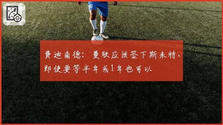 费迪南德：曼联应该签下斯米特，即使要等半年或1年也可以